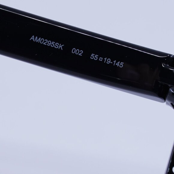 🕶️ New Alexander McQueen AM0295SK 002 Sunglasses - Black Frame, Grey Lenses - Picture 7 of 9